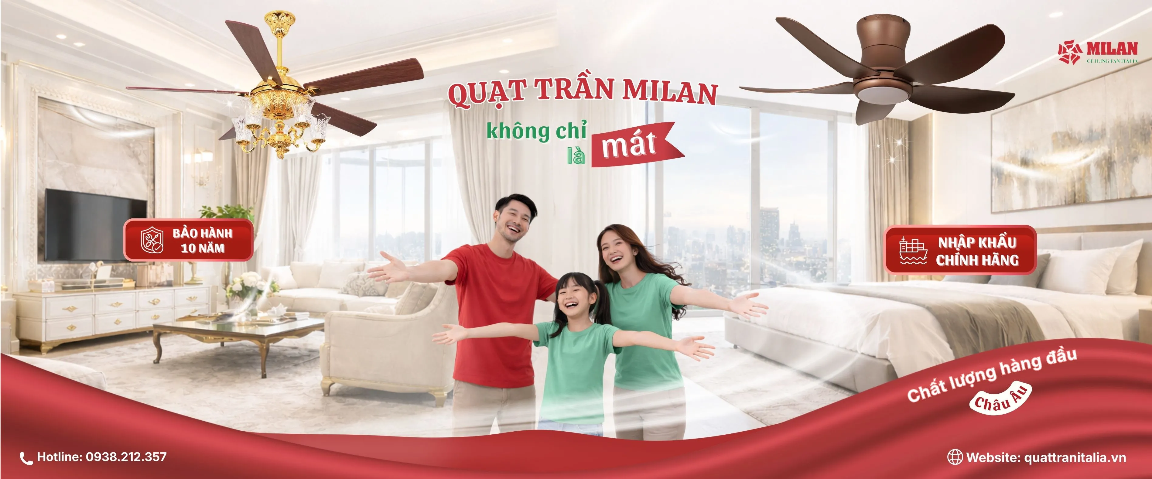 quạt trần gió mạnh